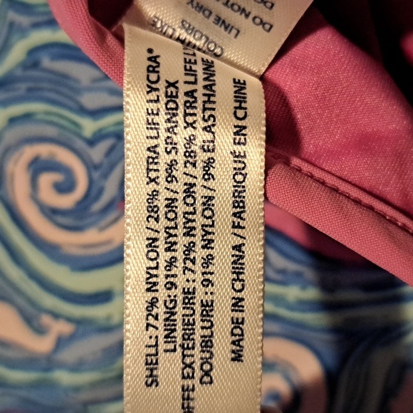 Vineyard Vines girls size XS 5/6 swim top, - Picture 3 of 4